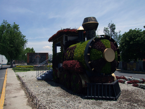 Maquina de Ferrocarril, en Avenida Ferrocarril, en Atlixco, Puebla