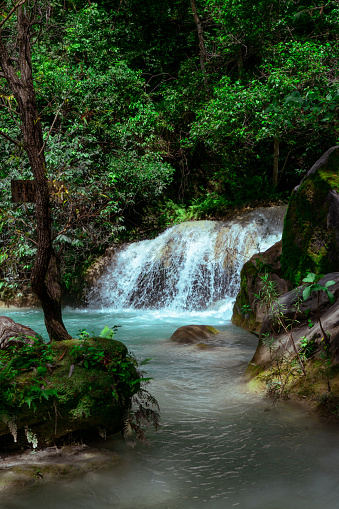 Waterfalls “Pozas Azules de Atzala” in Taxco, Mexico